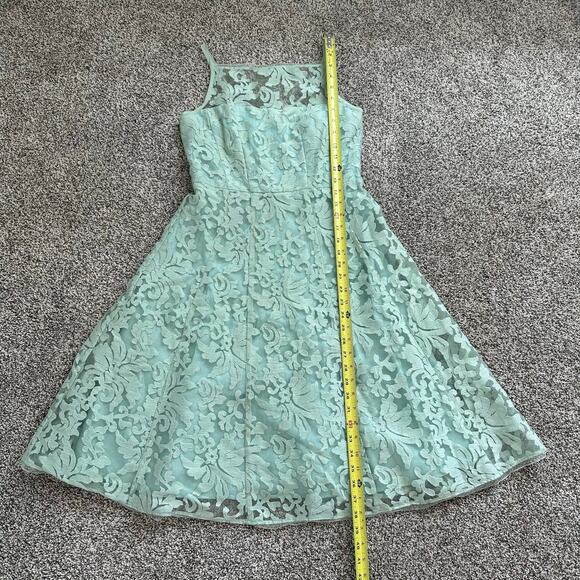 Nanette Lepore light green sleeveless a-line midi dress size 6 - Picture 11 of 14